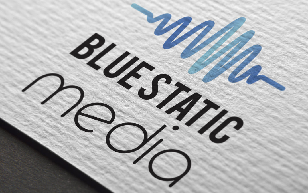 Blue Static Media Logo