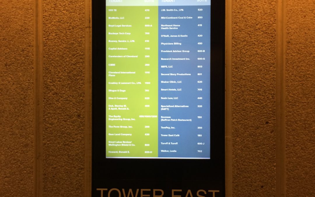 Tower East Digital Display – Equity Engineering Group