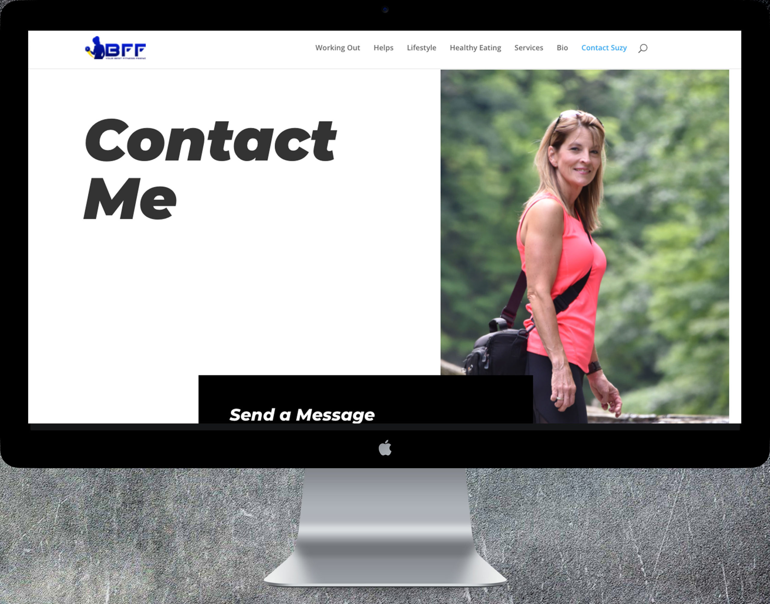 Im Your BFF contact page