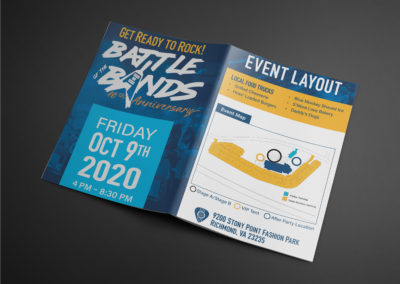 Battle of the Bands (BotB) Event Flyer and Event Guide